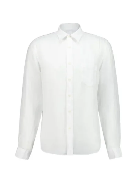 Дълго риза 120% Lino бяло