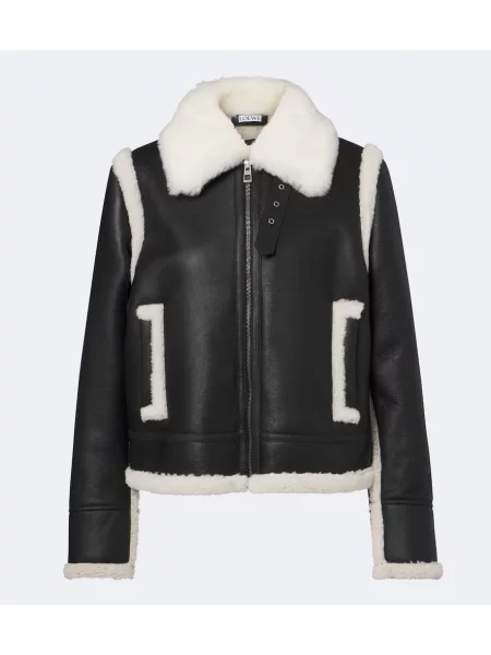 Geanta de piele Loewe negru