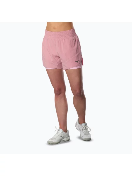 Pantaloni scurți de alergare pentru femei Mizuno Active rose elegance roz