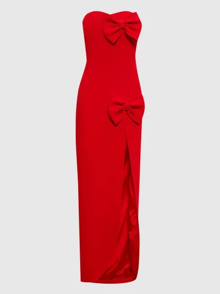 Сукня-бюст'є з бантами Alessandra Rich червона
