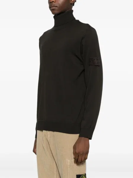 Пуловер Stone Island камъни кафяво
