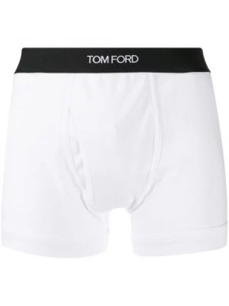Boxeri Tom Ford cu autograf alb