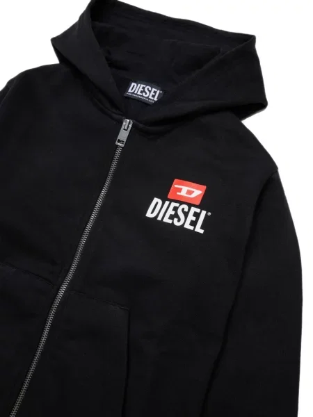 Bluza z kapturem dziecięca Diesel czarna
