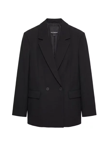Pull&Bear Blejzer CRUZADA' čierna