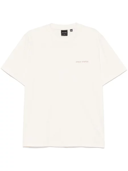 Daily Paper tricou din Craft T-Shirt bărbați cu imprimeu bej