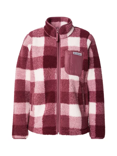 COLUMBIA Jachetă fleece funcțională West Bend mauve / ciclam alb