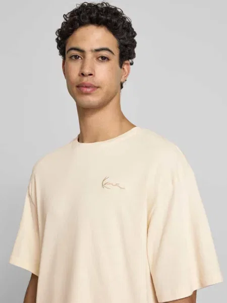 T-shirt o kroju oversized z wyhaftowanym logo Karl Kani