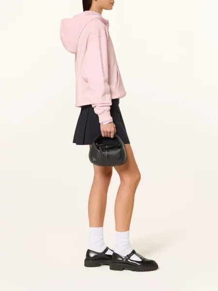 Tommy Jeans Mikina S Kapucí světle růžová