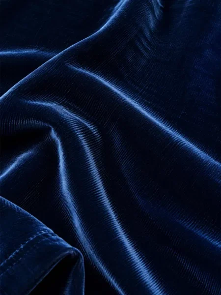 Pantaloni Maliparmi de catifea albastru