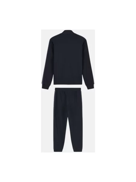 Komplet dresowy Emporio Armani Ea7 z logo niebieski