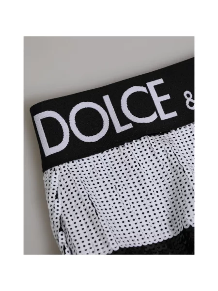 Haftowane majtki Dolce And Gabbana niebieskie