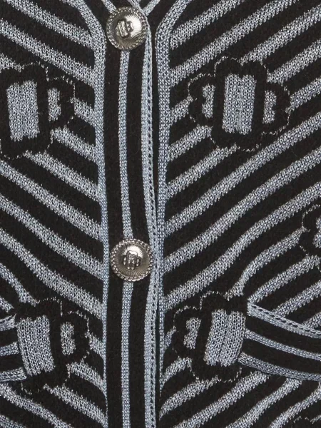 Cardigan Maje cu decolteu în V negru