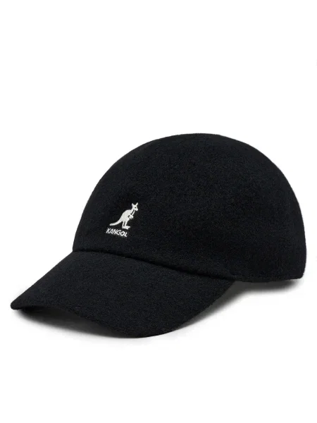Čiapka s vlnenou podšívkou Kangol SPACECAP čierna