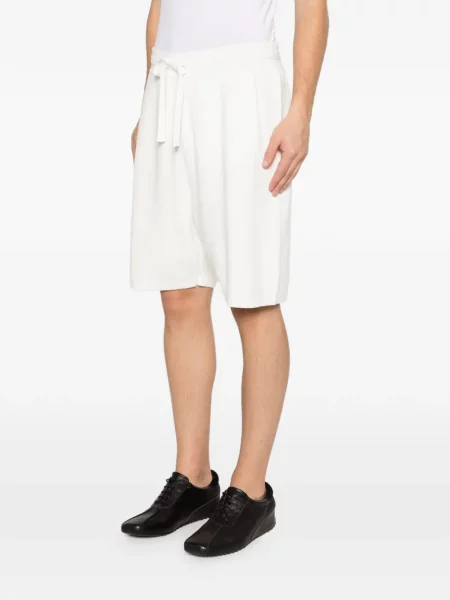 Pantaloni scurți Scaglione cu cordon alb