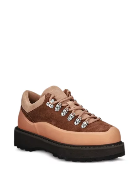 Sneakerși Diemme din piele de căprioară maro