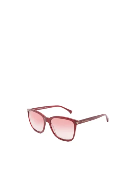 Okulary przeciwsłoneczne Emporio Armani czerwone