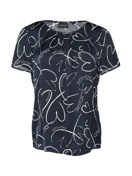S.Oliver BLACK LABEL Bluza mornarska bela