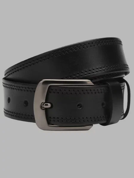 Кожаный ремень Borsa Leather черный