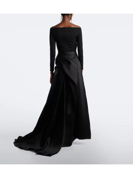 Rochie Solace London din satin negru