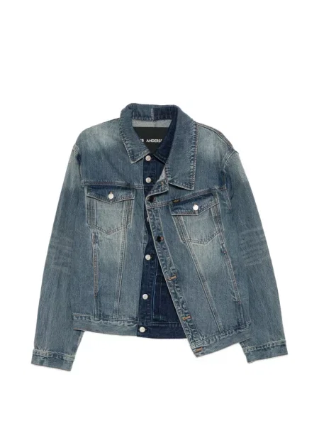 Kurtka jeansowa Andersson Bell asymetryczna niebieska