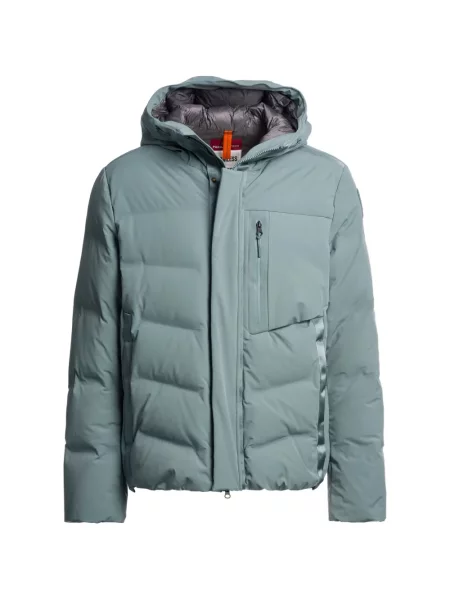 Geacă Parajumpers cu glugă albastru