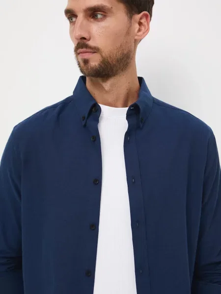 Сорочка Medicine slim комір button-down синій
