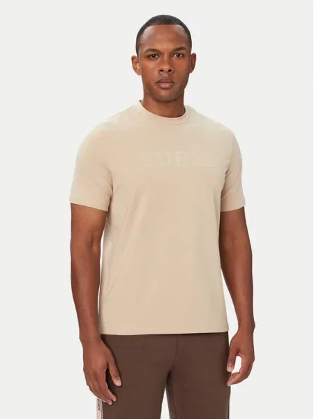Guess T-Shirt μπεζ