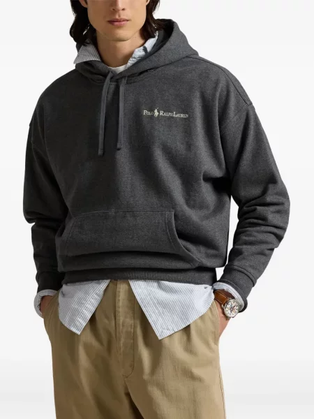 Semišové boxerky Polo Ralph Lauren s kapucí s přezkou bílé