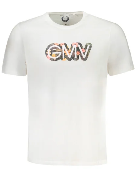 Tricou Gian Marco Venturi scurt alb