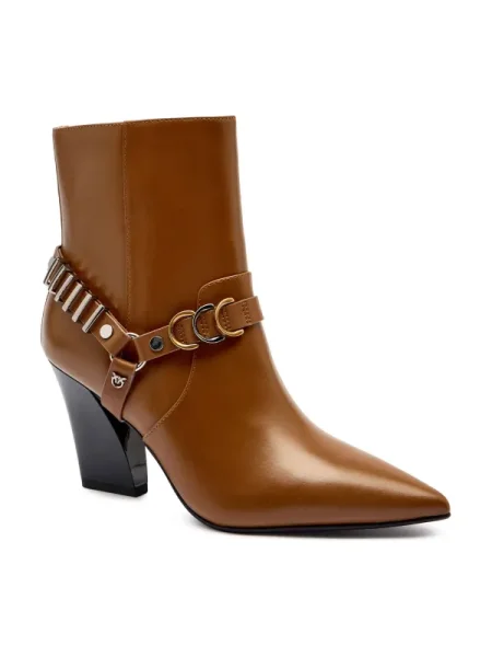 Pinko De piele cizme cowboy VIOLA 02 maro