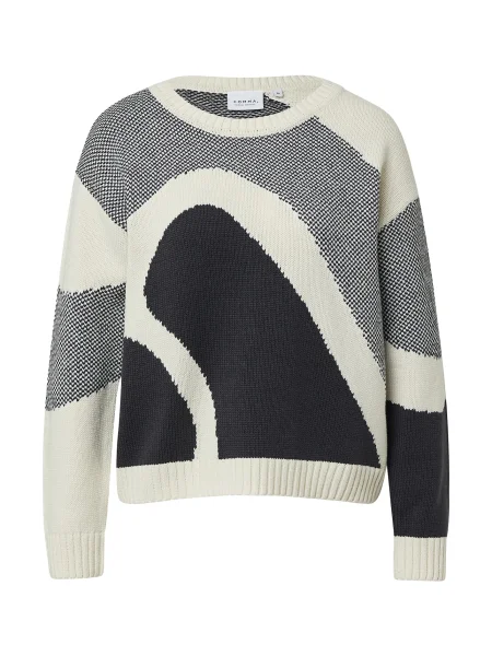 Comma casual identity Svetr světle béžová černá