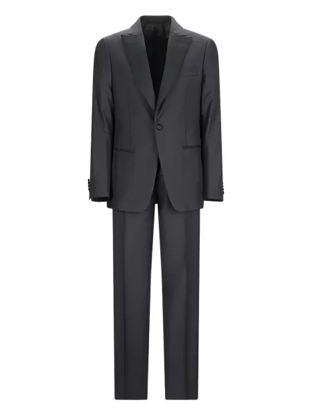 Costum Lardini de lână de costum gri