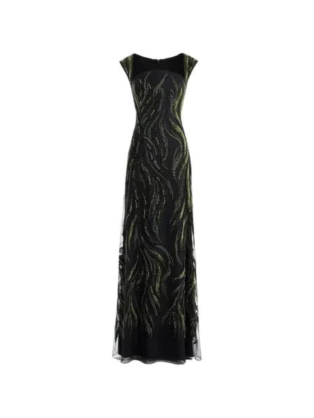 Rochie Gemy Maalouf cu bretele negru