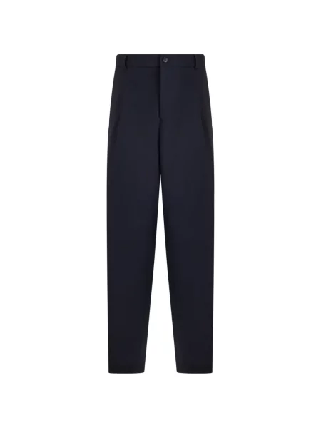 Pantaloni Boss de lână albastru