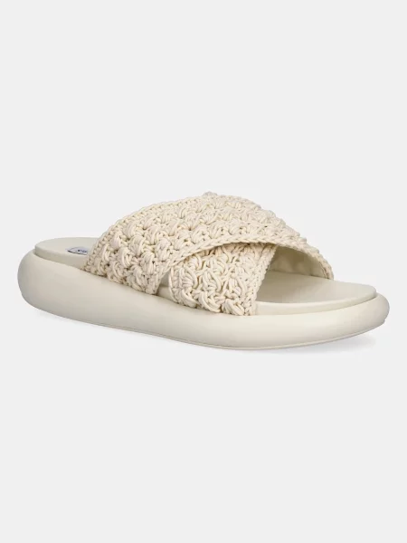 Steve Madden papuci Guideline cu platforma bej