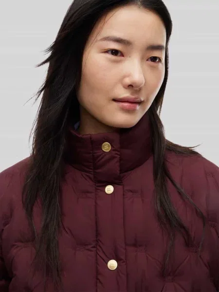 Tommy Hilfiger Kurtka puchowa Bordowy
