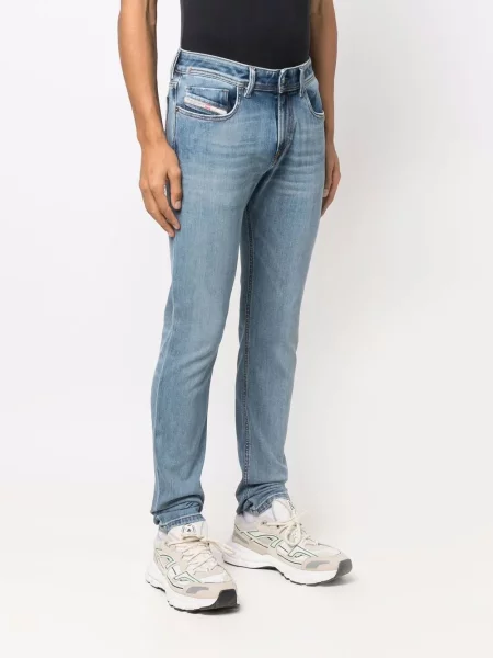 Skinny jeansy skinny Diesel 1979 SLEENKER niebieskie