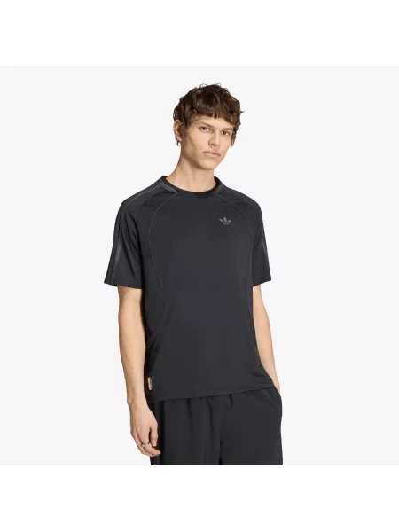Tricou Adidas Originals din jerseu negru