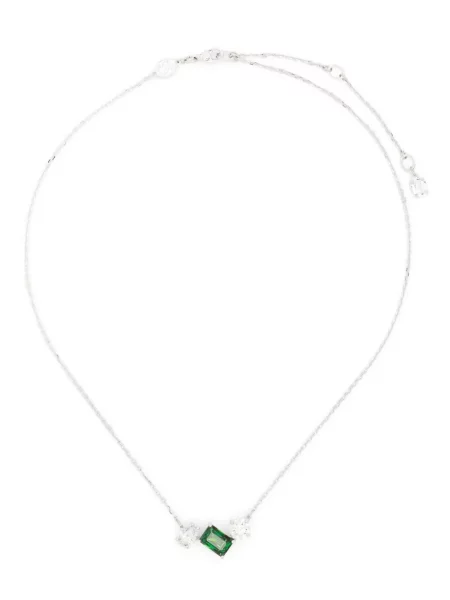 Colier Swarovski de cristal argintiu