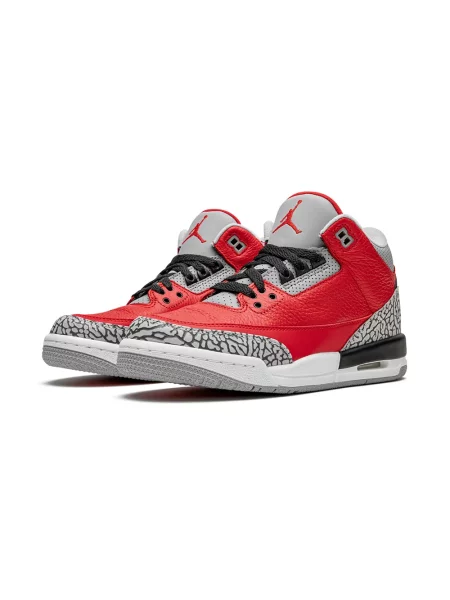 Sneakersy dziecięce Jordan 3 Retro czerwone