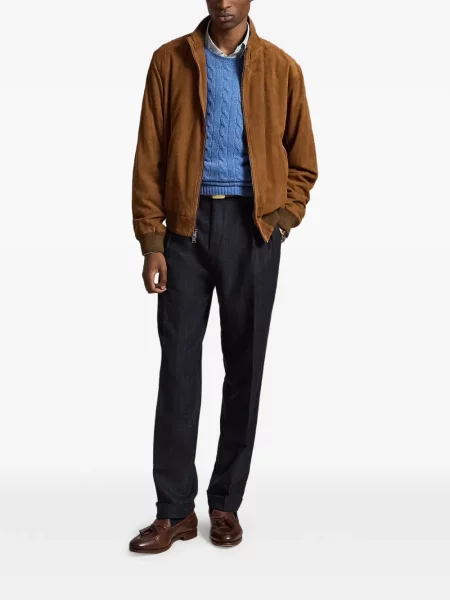 Gulerat șosete Polo Ralph Lauren de lână cu dungi negru