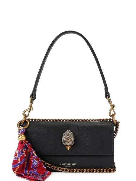 Kurt Geiger London geantă pentru femei din piele SLOANE negru