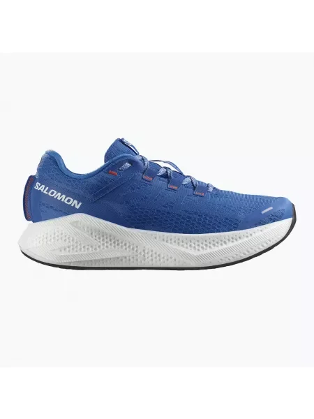 Férfi futócipő Salomon Aero Glide 3 francia kék/fehér/cseresznye paradicsom. Méret: 46 EU fehér