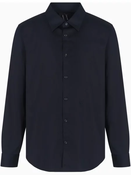 Lung cămașă Armani Exchange albastru