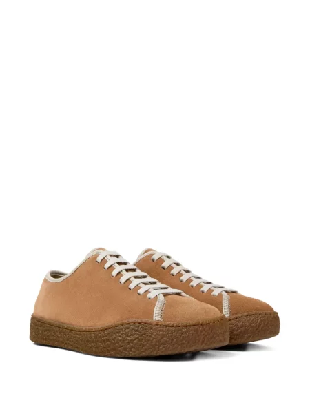 Sneakerși Camper din piele de căprioară maro