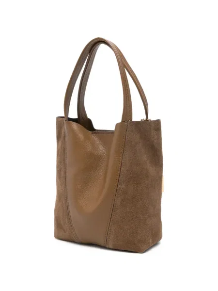 Geanta de piele Chloé din piele maro