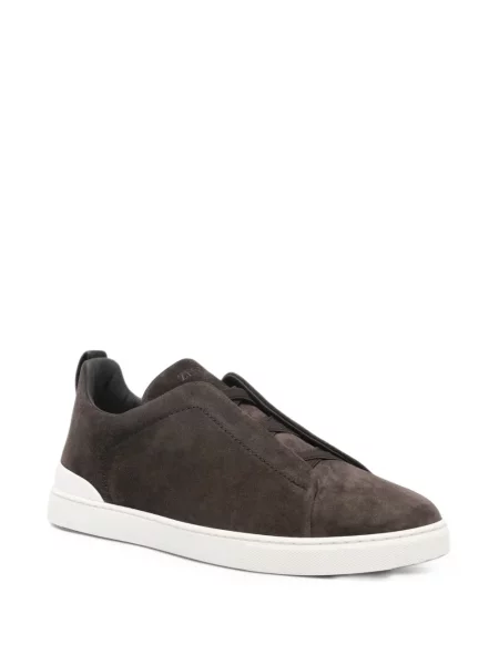 Szarvasbőr sneaker Zegna barna