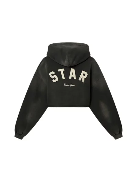 Bluza z kapturem Golden Goose szara