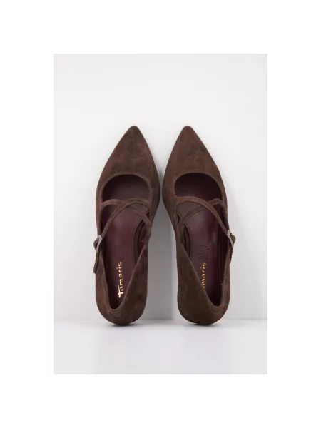 Pantofi Tamaris maro