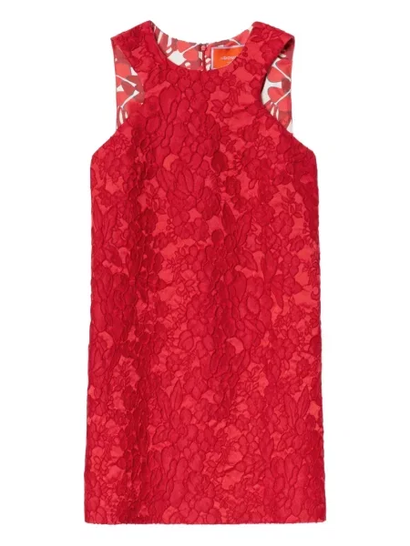 Mała mały sukienka mini La Doublej garniturowa czerwona